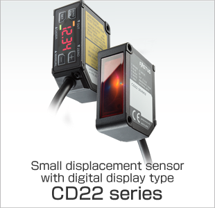 Small displacement sensor with digital display type CD22 series