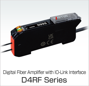 Digital Fiber Amplifier with IO-Link Interface D4RF Series