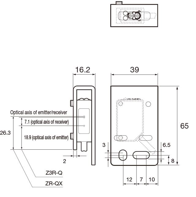 Photoelectric Sensors Transparentobject Detection Sensor Standard