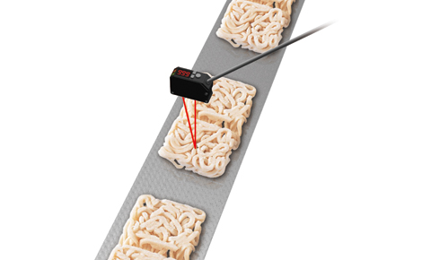 Detecting frozen noodle