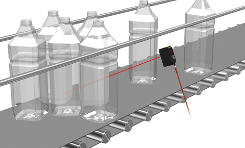 Detecting plastic bottle stuck at a place on the conveyer