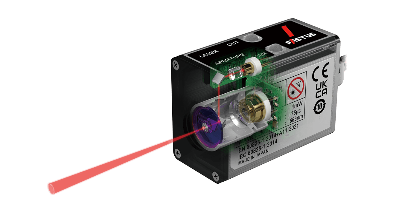 Non-contact thermometer with ring laser pointer for accurate and stable temperature measurement