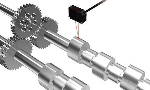 Counting the rotational frequency of the cam