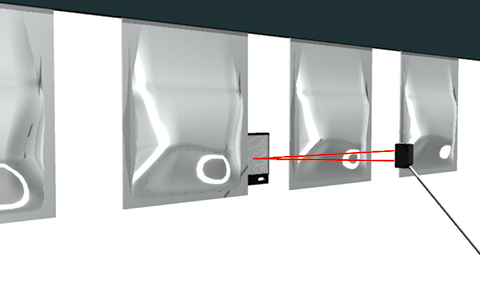 Detecting glossy pouch