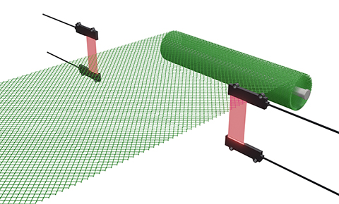 Detecting mesh sheets meander