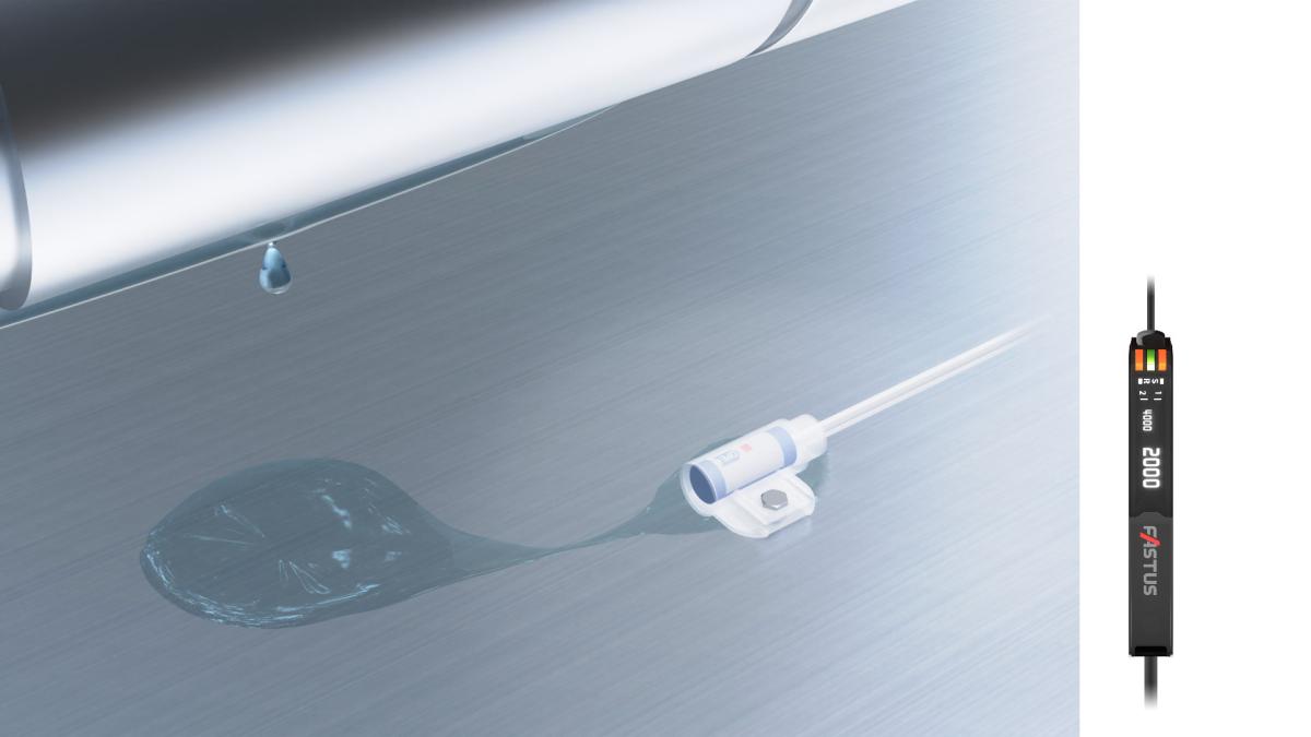 Detection of moisture inside a leakage pan