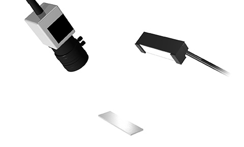 Inspection of scratches on metal plate object
