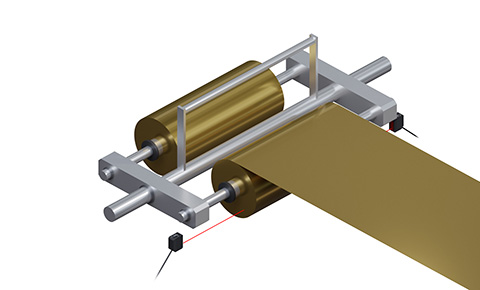 Wind-off measurement of secondary battery film