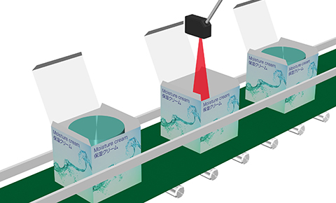 Detecting the presence of the bottle in the individual packing box