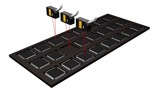 การตรวจจับการมีอยู่ของชิป IC ในถาด JEDEC
