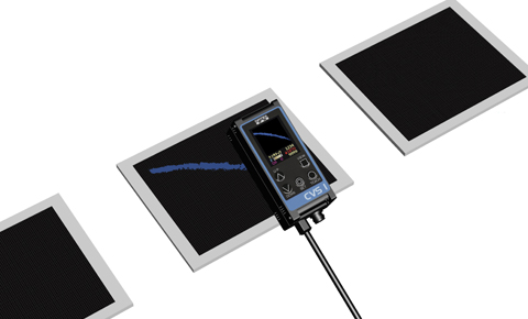 Detecting bad marks on the LCD