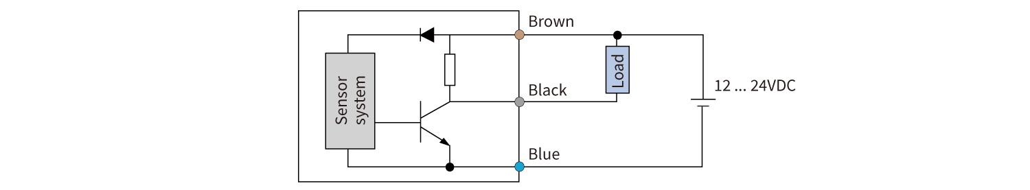 NPN Voltage Output Circuit Diagram