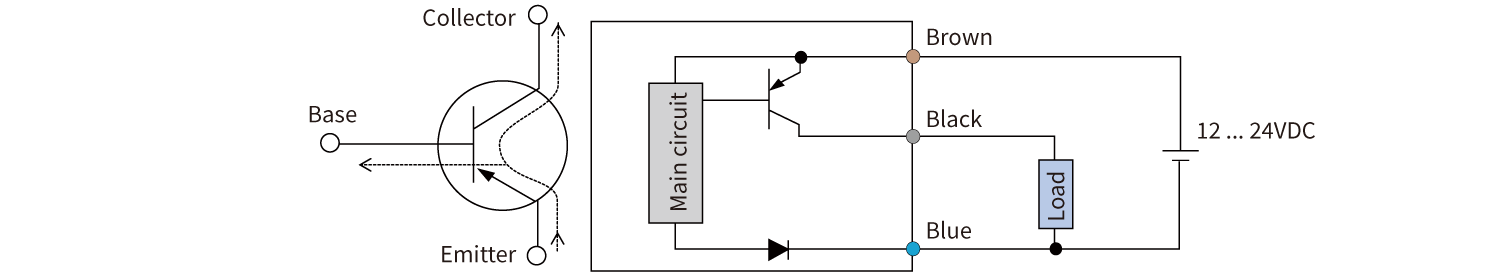 PNP Open-Collector Output Circuit Diagram