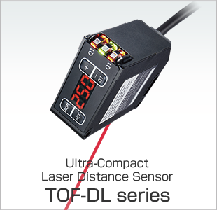 Ultra-Compact Laser Distance Sensor TOF-DL series