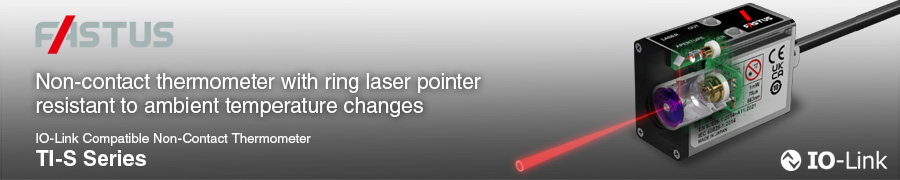 IO-Link Compatible Non-Contact Thermometer TI-S Series