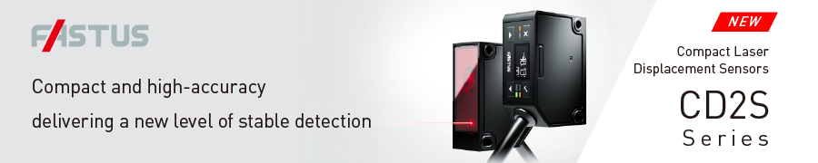 Compact and high-accuracy delivering a new level of stable detection Compact Laser Displacement Sensors CD2S Series