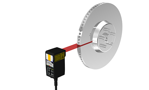 Measuring thickness of brake disk