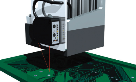 Measuring height of device mounted on the PWB