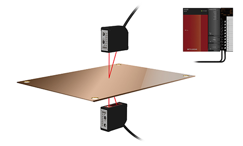 Measuring thickness of PWB while it's polished