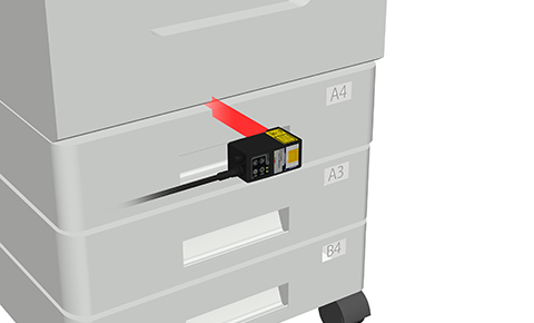 Checking gap on the printer assembled