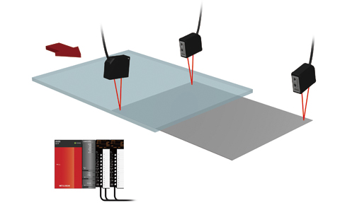 Measurement thickness of glass substrate and height of exposure mask