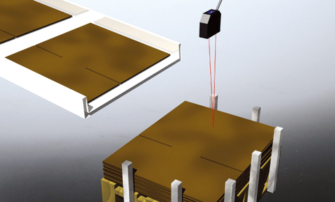 Measurement of carton height