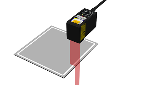 Checking position and amount of sealing material