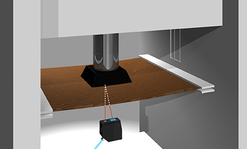 Static measurement of tension and compression test machine