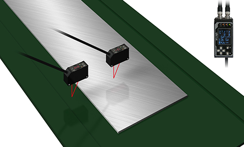 Measuring thickness of thin metal plate