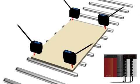 Measuring thickness of plaster board