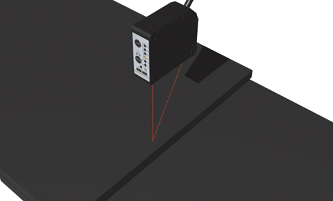 Detecting rubber sheet gap