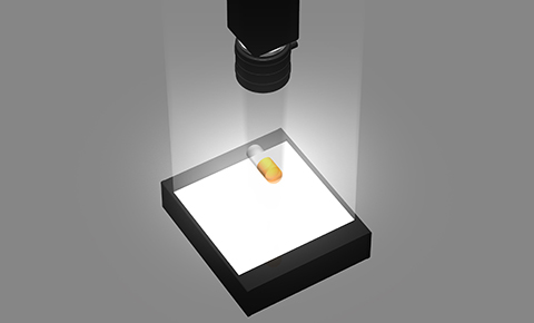 Appearance inspection of transparent capsule