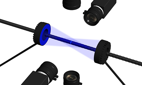 Vision inspection of tube for endoscope