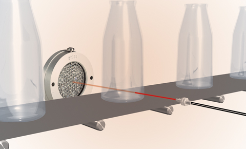 Glass-bottle detection at high temperature