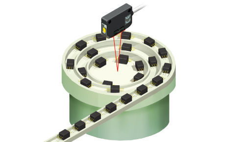 Detecting parts in parts feeder