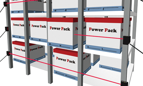 Detecting protruding box from the rack