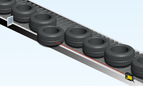 Detecting deviated tier from the conveyer