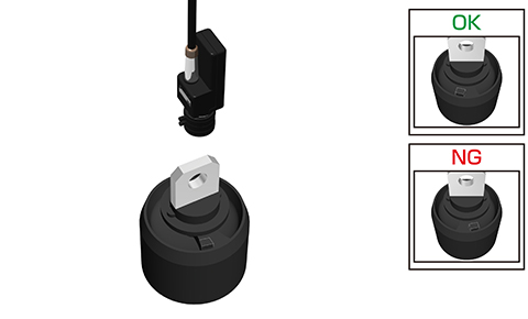 Detecting wrong type parts fed mixed in the process