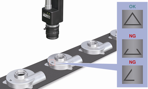 Checking marking on the metal surface