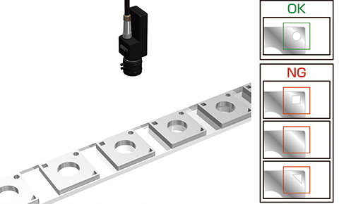 Checking direction of parts for automotive