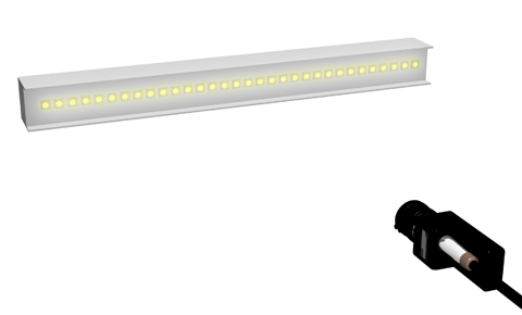 Counting number of LED light lit in bar LED lighting