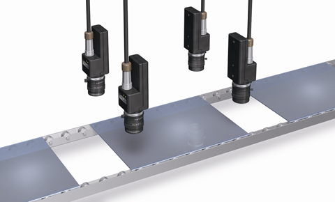 Measurement of position of glass edge