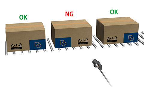 Detecting direction of the carton box