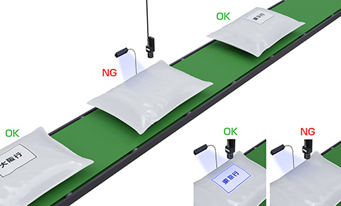 Detecting labels using a UV light source