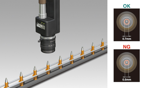 Measurement of diameter of tip of ball point pen