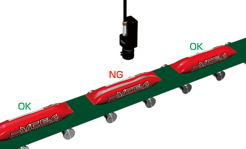 Checking fault packaging on pillow packaging machine