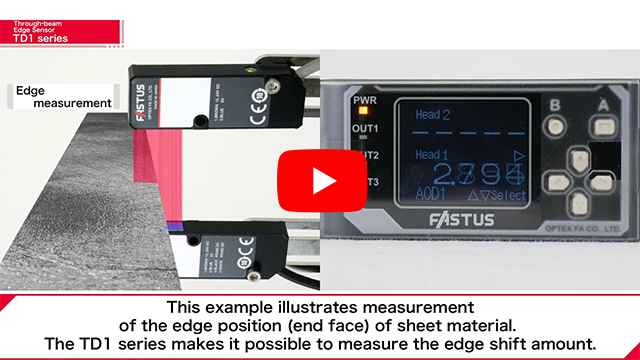 Edge control, Width/Gap Measurement